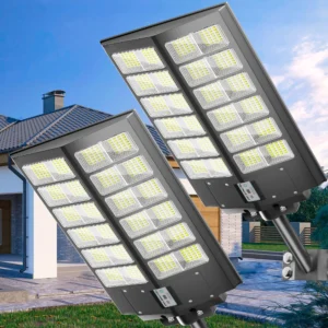 2-Pack 5000W Solar Street Lights