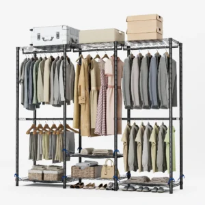 Clothes Rack Storage Organizer Wardrobe Hanging Clothes