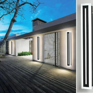 Outdoor Long Strip Modern LED Wall Lighting Fixture Lamps