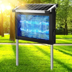 Solar Bug Zapper Outdoor, 4500V Mosquito Zapper