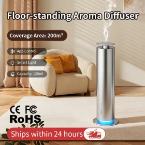 Smart Essential Oil Diffuser Office Aromatherapy Machine Battery